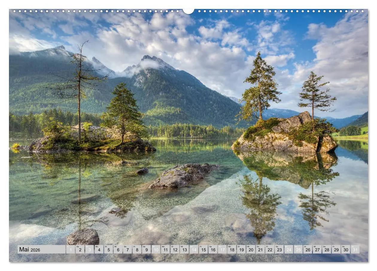 Bild: 9783457770955 | Wunderschönes Bayern (Wandkalender 2026 DIN A2 quer), CALVENDO...