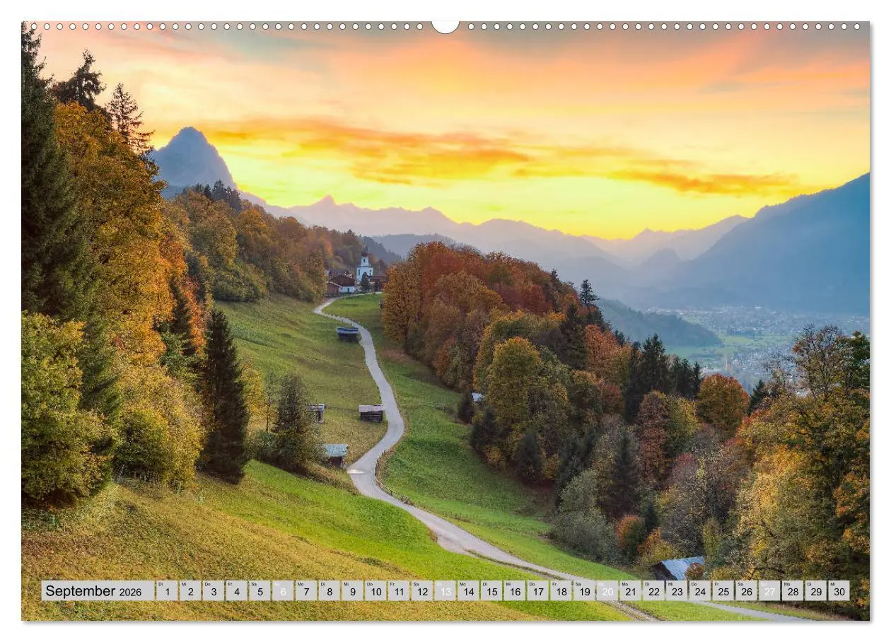 Bild: 9783457770955 | Wunderschönes Bayern (Wandkalender 2026 DIN A2 quer), CALVENDO...