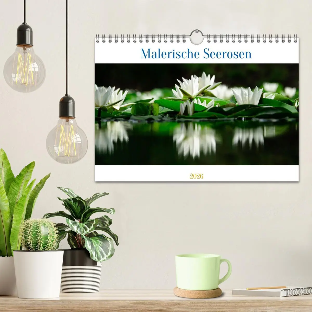 Bild: 9783457910955 | Malerische Seerosen (Wandkalender 2026 DIN A4 quer), CALVENDO...