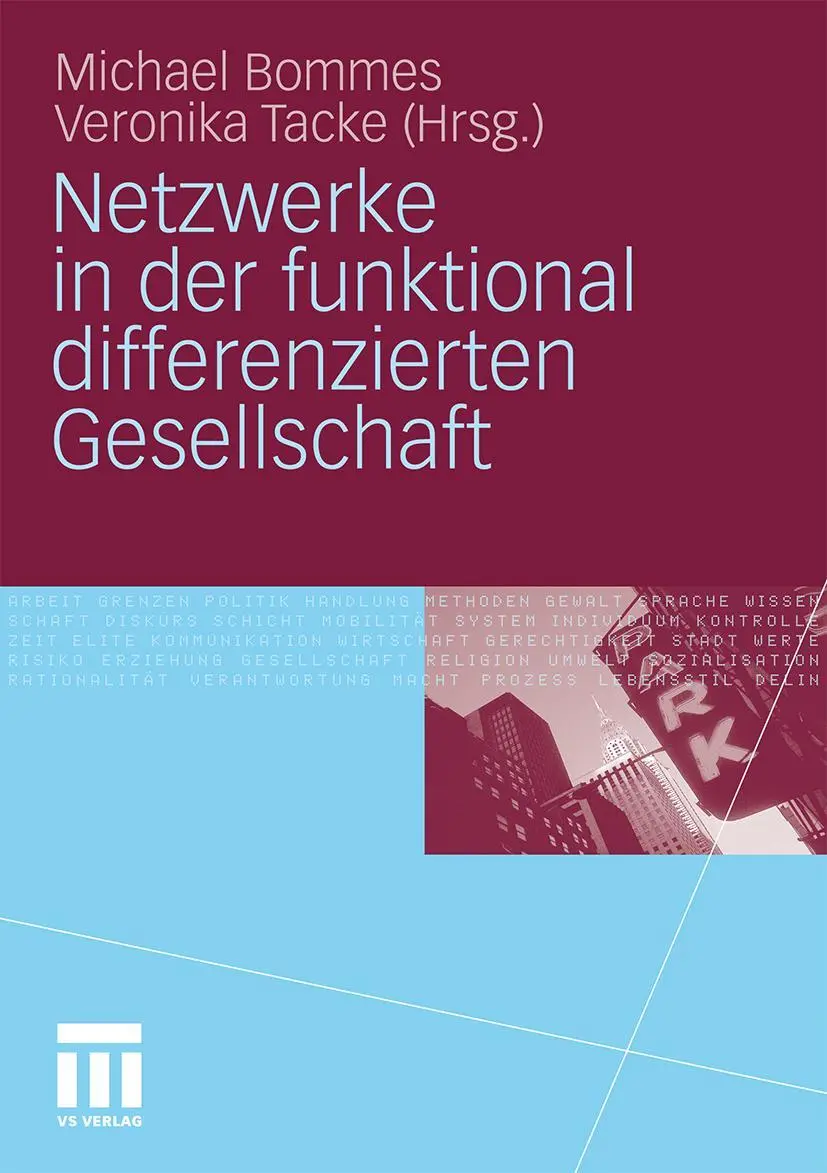 Cover: 9783531160955 | Netzwerke in der funktional differenzierten Gesellschaft | Taschenbuch