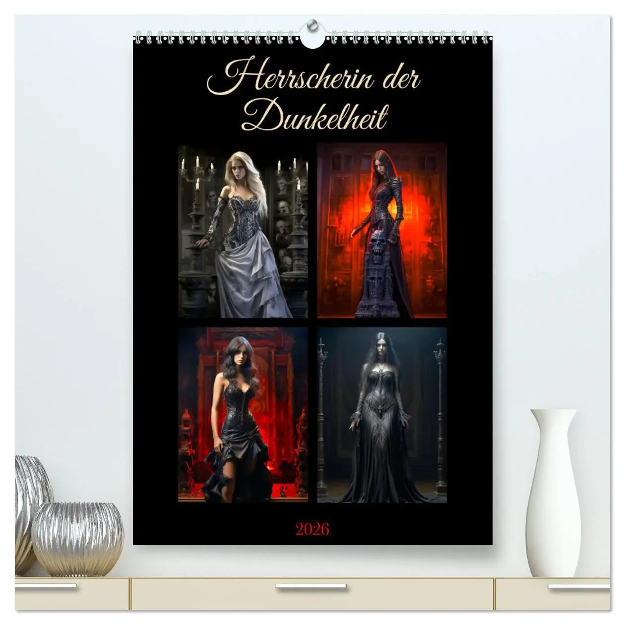 Cover: 9783457281055 | Herrscherin der Dunkelheit (hochwertiger Premium Wandkalender 2026...