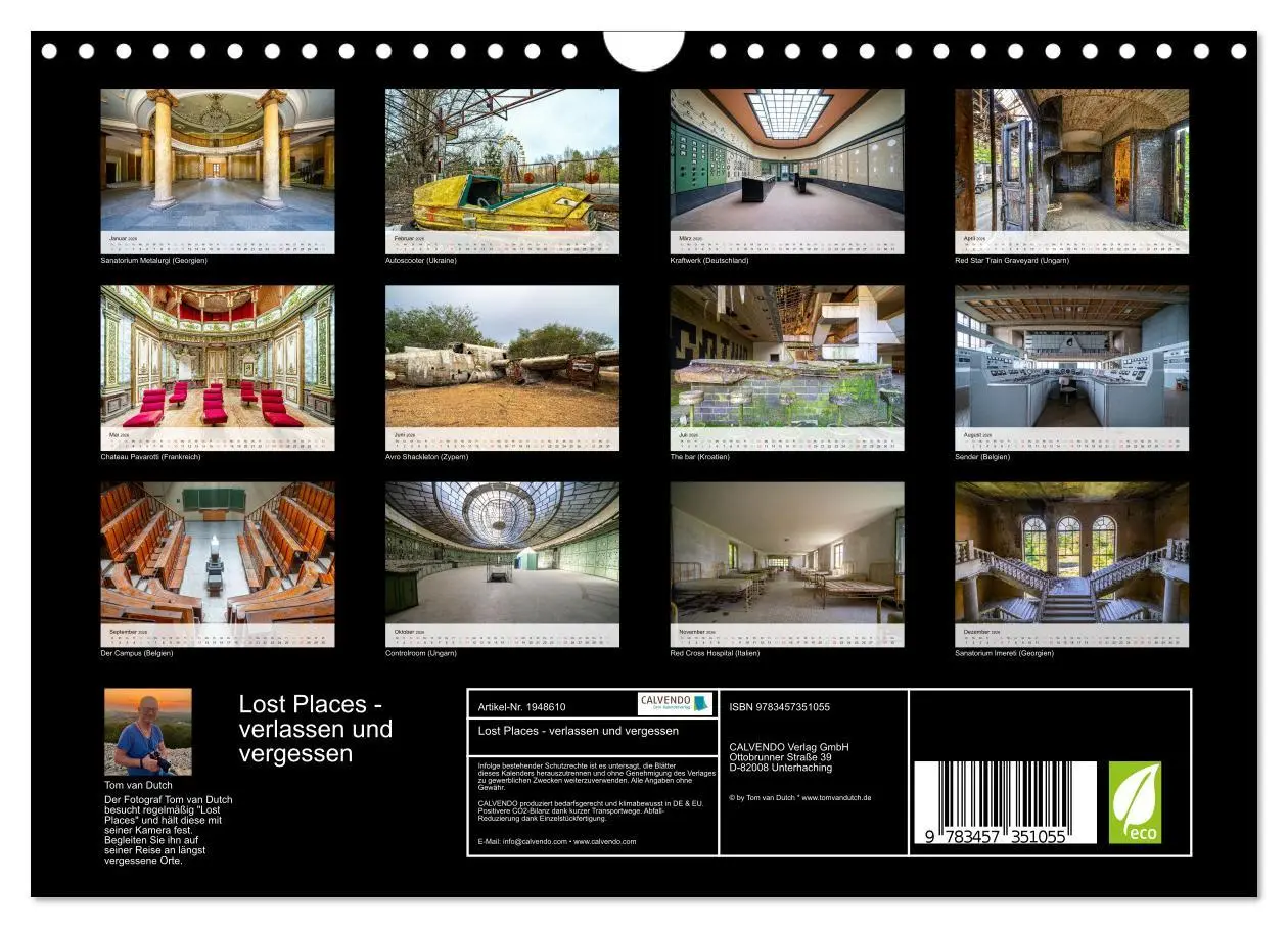 Bild: 9783457351055 | Lost Places - verlassen und vergessen (Wandkalender 2026 DIN A4...