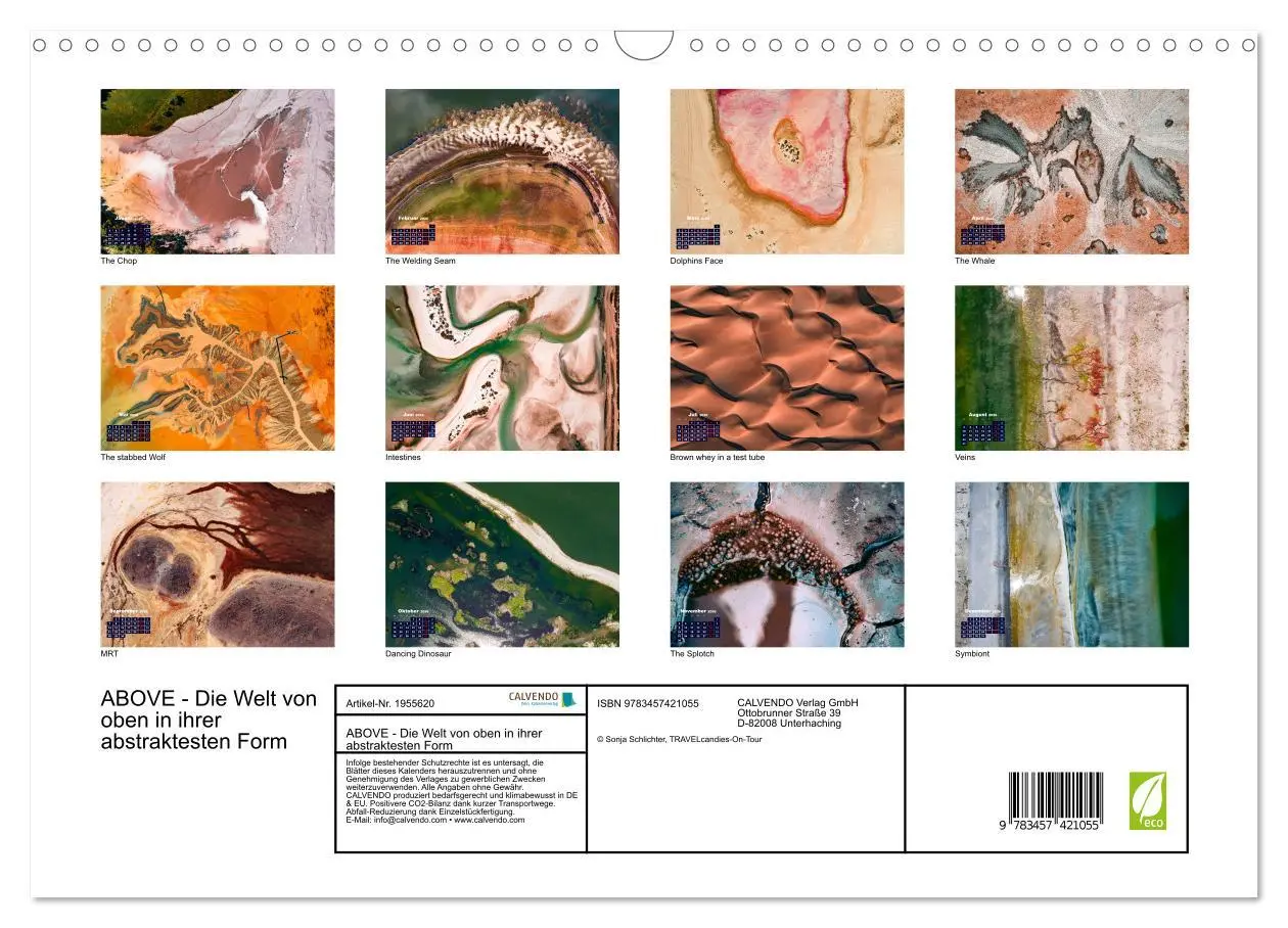 Bild: 9783457421055 | ABOVE - Die Welt von oben in ihrer abstraktesten Form (Wandkalender...