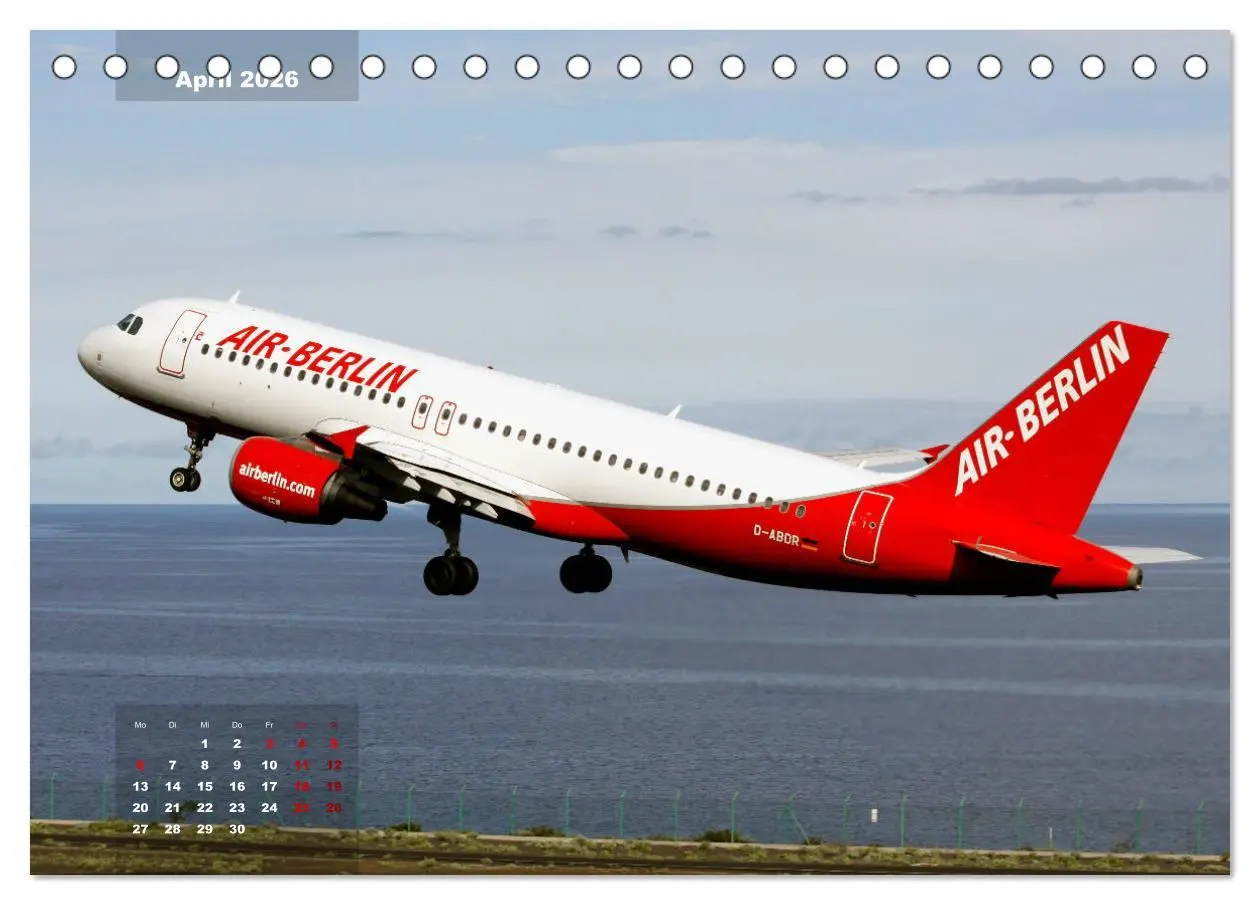 Bild: 9783457731055 | In Memoriam Air Berlin (Tischkalender 2026 DIN A5 quer), CALVENDO...