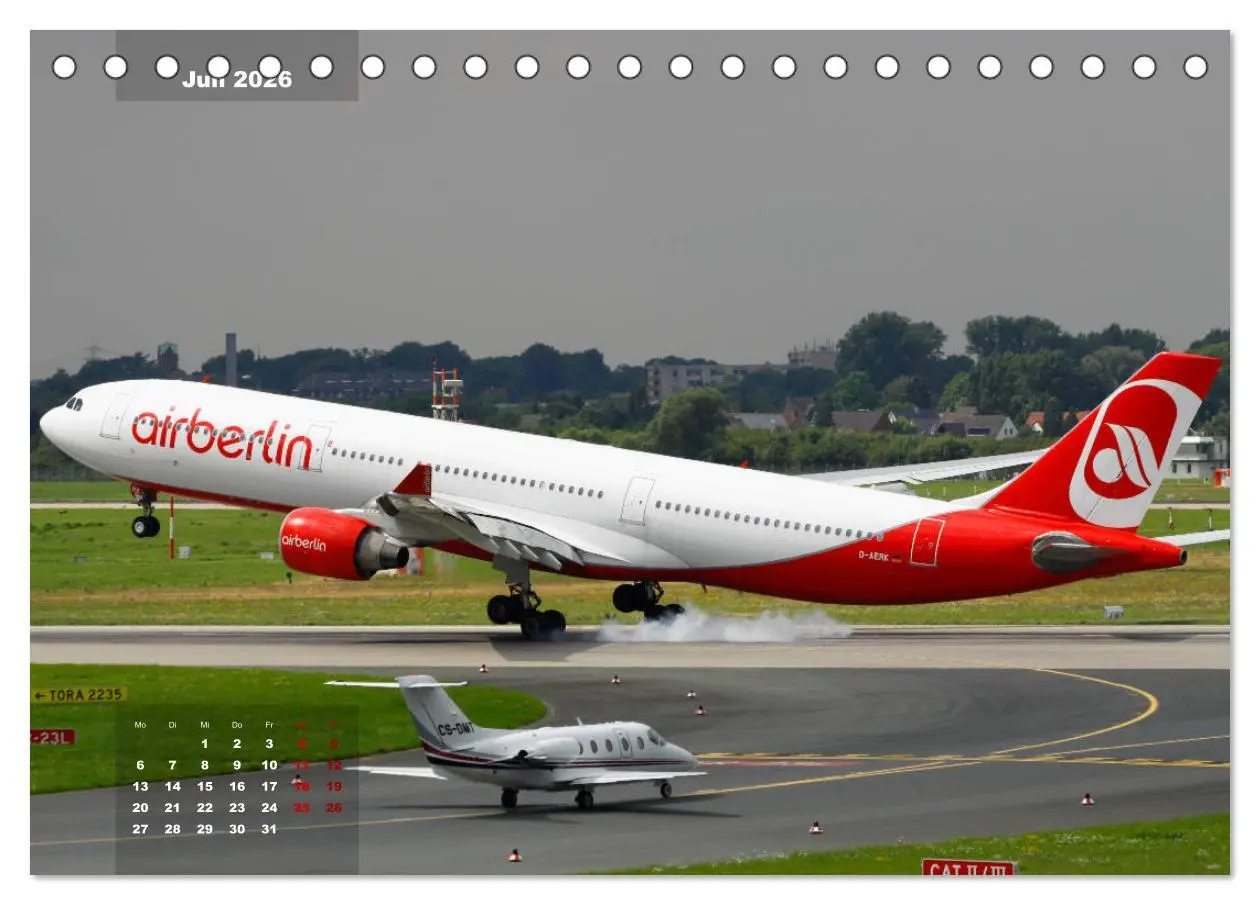 Bild: 9783457731055 | In Memoriam Air Berlin (Tischkalender 2026 DIN A5 quer), CALVENDO...
