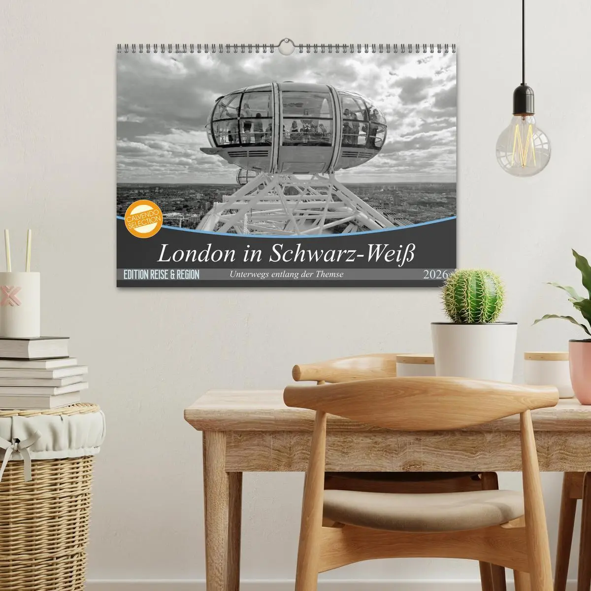 Bild: 9783516131055 | London in Schwarz-Weiß (Wandkalender 2026 DIN A3 quer), CALVENDO...