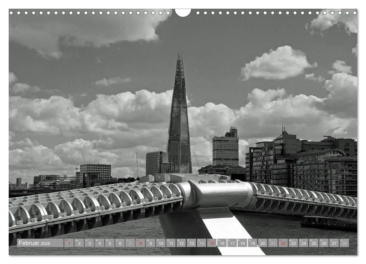 Bild: 9783516131055 | London in Schwarz-Weiß (Wandkalender 2026 DIN A3 quer), CALVENDO...