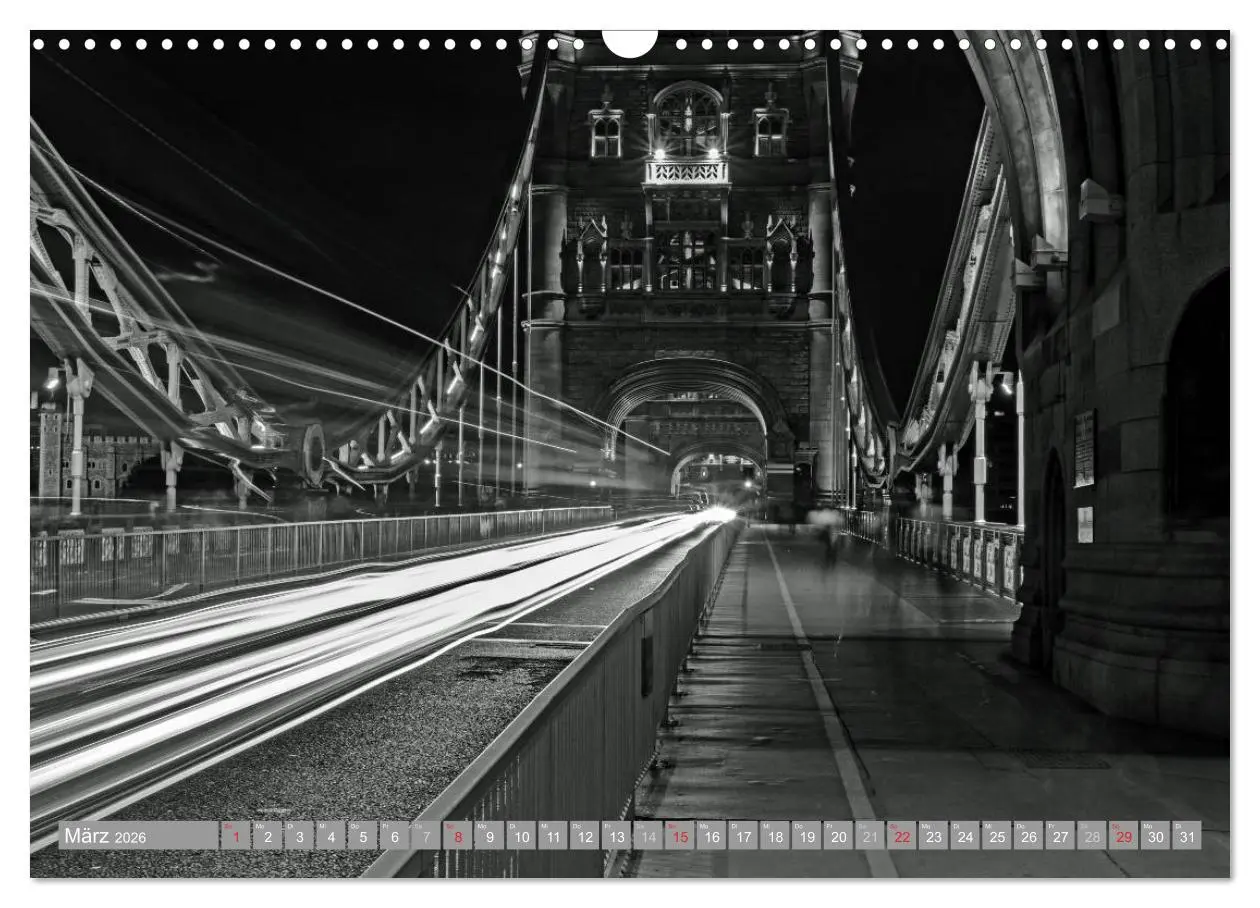 Bild: 9783516131055 | London in Schwarz-Weiß (Wandkalender 2026 DIN A3 quer), CALVENDO...