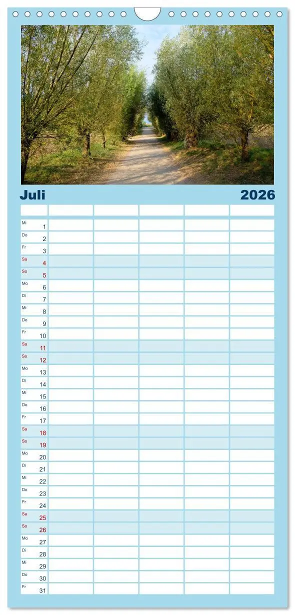 Bild: 9783516511055 | Familienplaner 2026 - Osteeinsel Poel mit 5 Spalten (Wandkalender,...