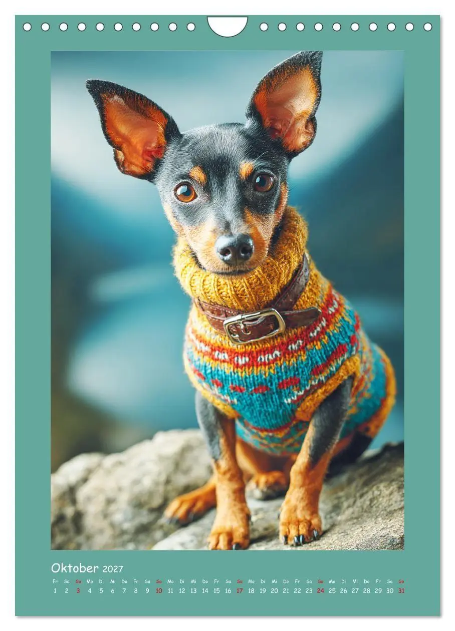 Bild: 9783516751055 | Mini-Pinscher. Kleine Hunde in schönen Momenten (Wandkalender 2027...