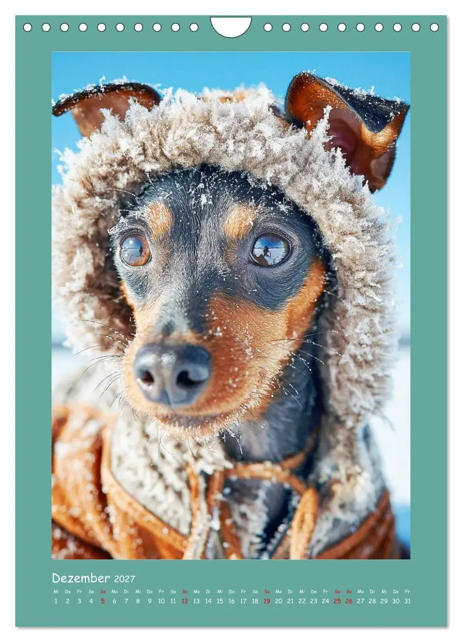 Bild: 9783516751055 | Mini-Pinscher. Kleine Hunde in schönen Momenten (Wandkalender 2027...