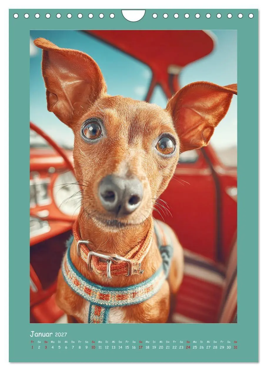 Bild: 9783516751055 | Mini-Pinscher. Kleine Hunde in schönen Momenten (Wandkalender 2027...