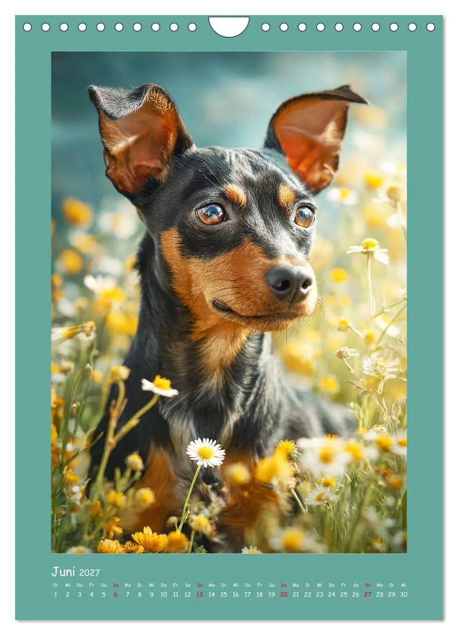 Bild: 9783516751055 | Mini-Pinscher. Kleine Hunde in schönen Momenten (Wandkalender 2027...
