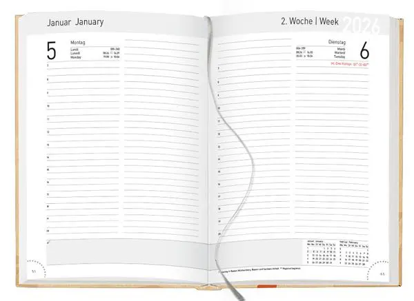 Bild: 9783731891055 | Chef-Timer Edition Natur Floral Symphony 2026 | Verlag Korsch | Buch