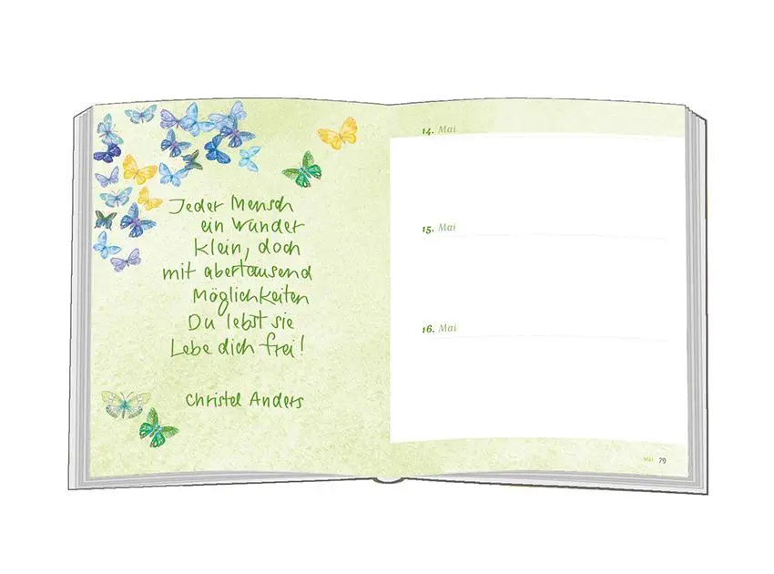 Bild: 9783987001055 | Ein Jahr voller Leben | Der immerwährende Gute-Wünsche-Kalender | Buch