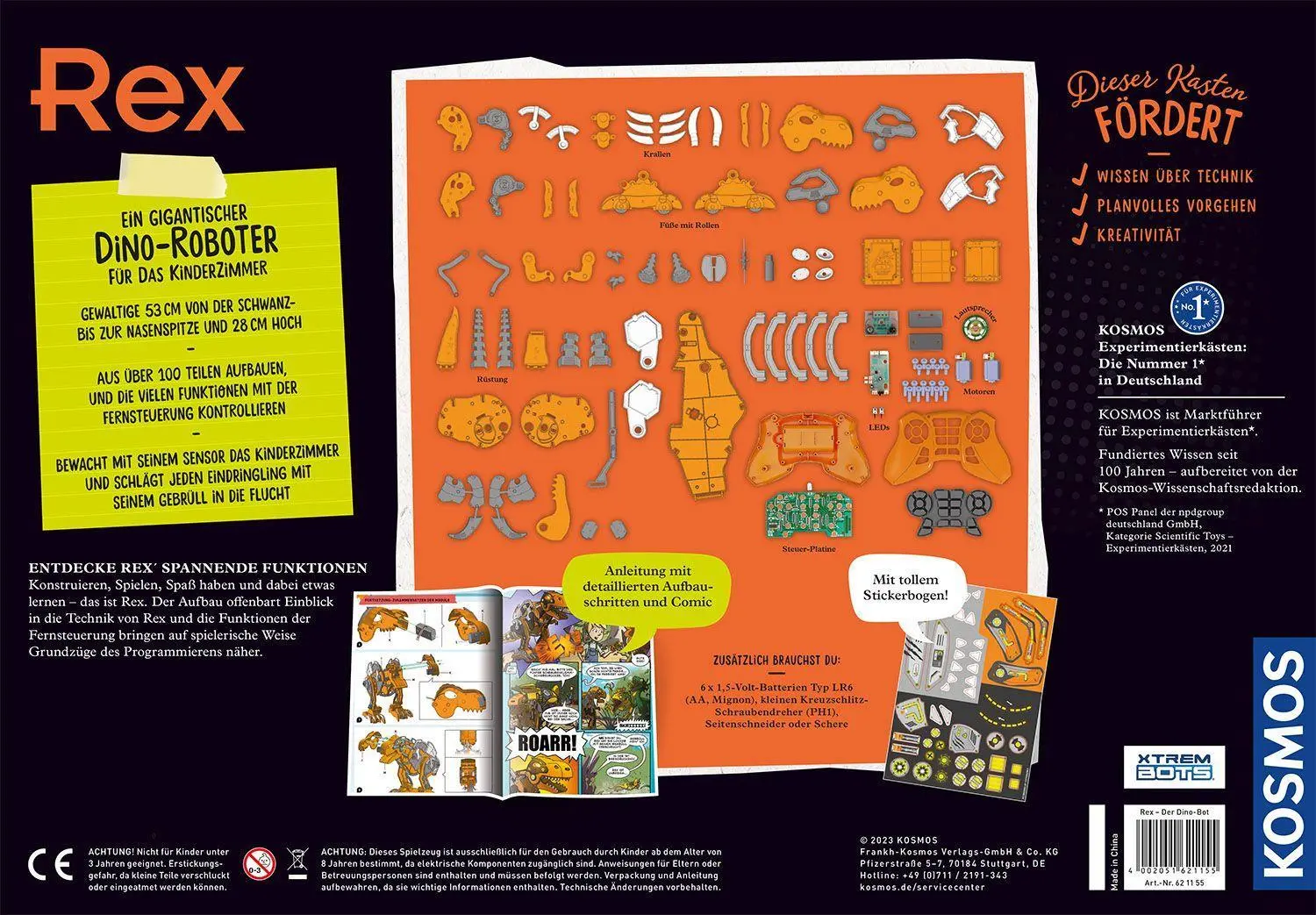Bild: 4002051621155 | Rex - Experimentierkasten | Spiel | Brettspiel | 621155 | Deutsch