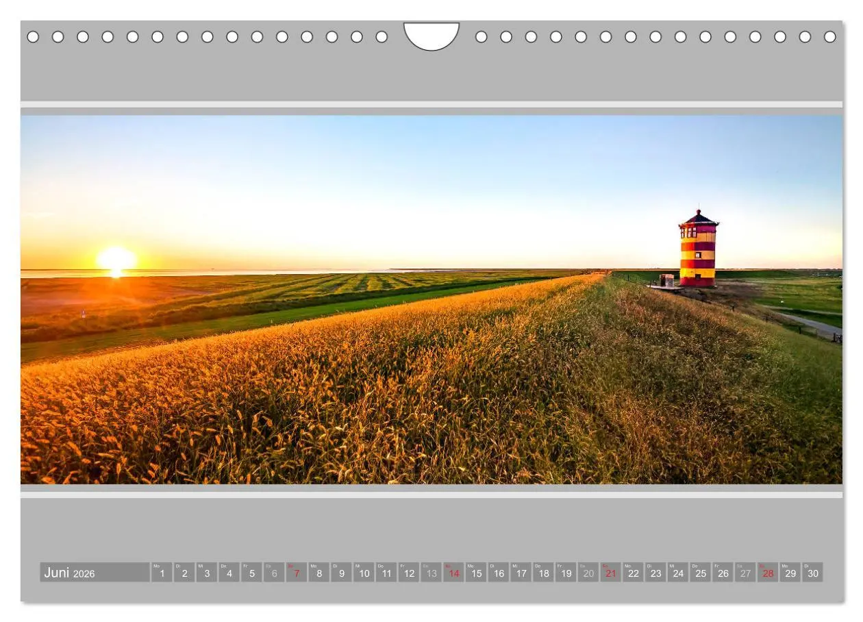 Bild: 9783457961155 | Der Pilsumer Leuchtturm (Wandkalender 2026 DIN A4 quer), CALVENDO...