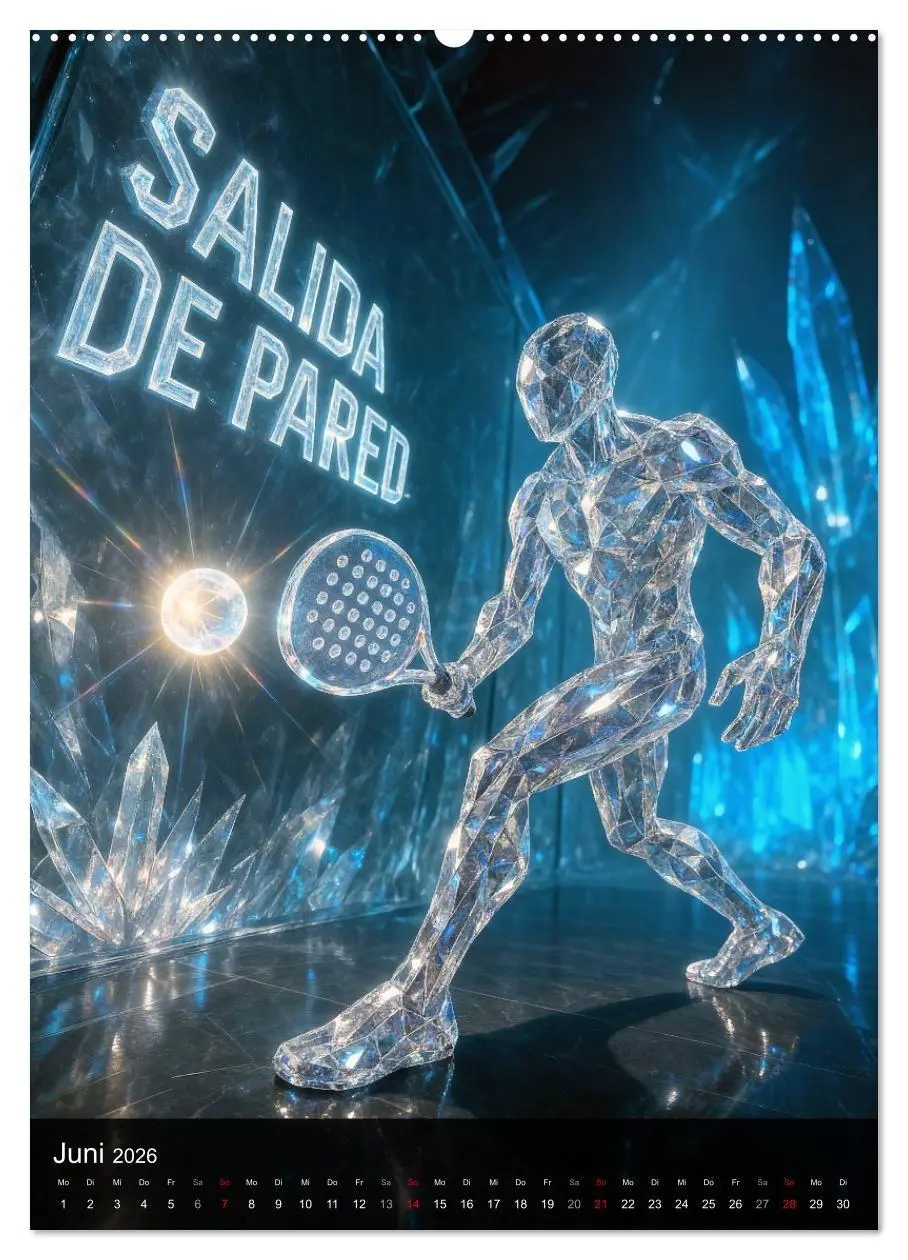 Bild: 9783516741155 | Padel Götter (hochwertiger Premium Wandkalender 2026 DIN A2 hoch),...