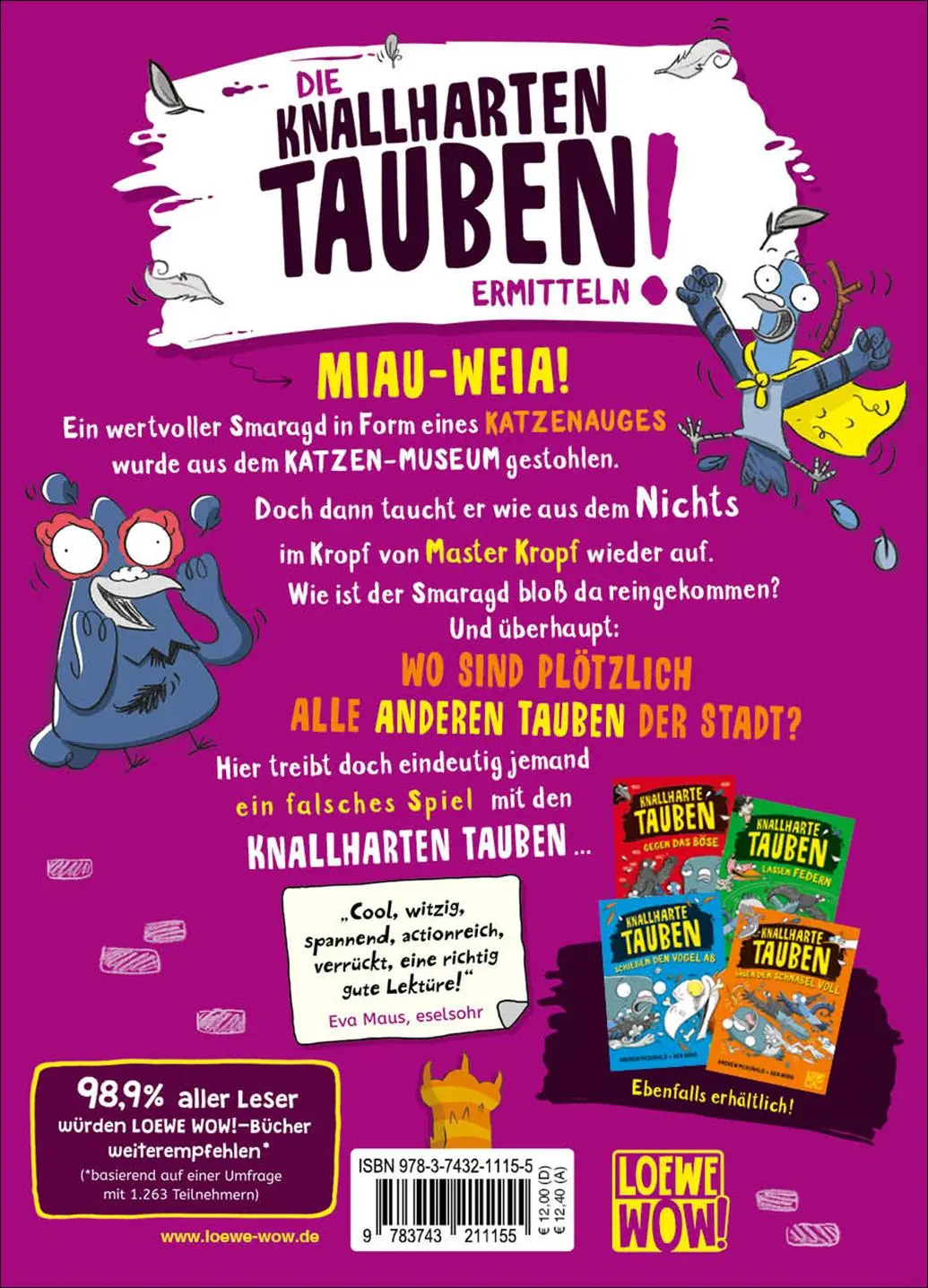 Rückseite: 9783743211155 | Knallharte Tauben lassen die Katze aus dem Sack (Band 5) | McDonald