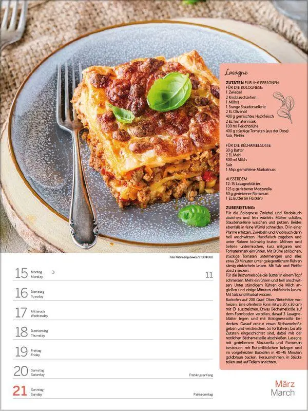 Bild: 9783819301155 | Saisonale und regionale Genussrezepte 2027 | Korsch Verlag | Kalender