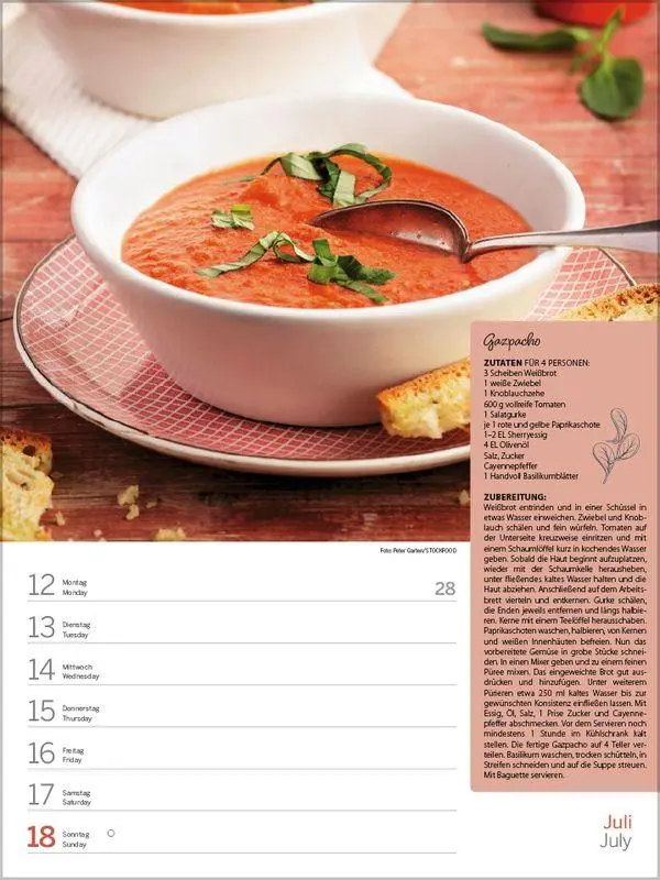 Bild: 9783819301155 | Saisonale und regionale Genussrezepte 2027 | Korsch Verlag | Kalender