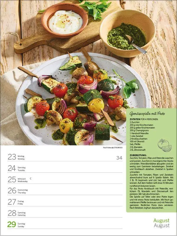 Bild: 9783819301155 | Saisonale und regionale Genussrezepte 2027 | Korsch Verlag | Kalender