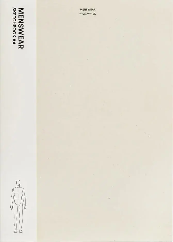 Cover: 9789887711155 | Fashionary Menswear Sketchbook A4 | Fashionary | Buch | Gebunden