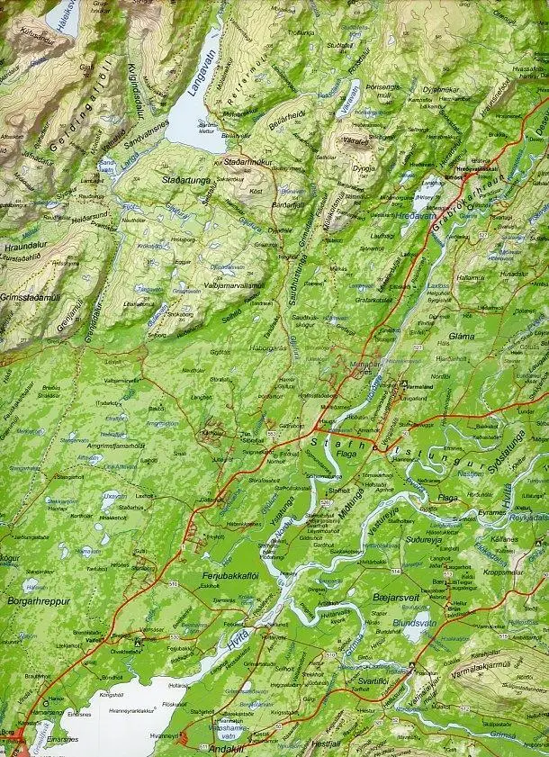 Bild: 9789979331155 | Island Serkort 11 Borgarfjordur 1 : 100 000 | (Land-)Karte | Deutsch