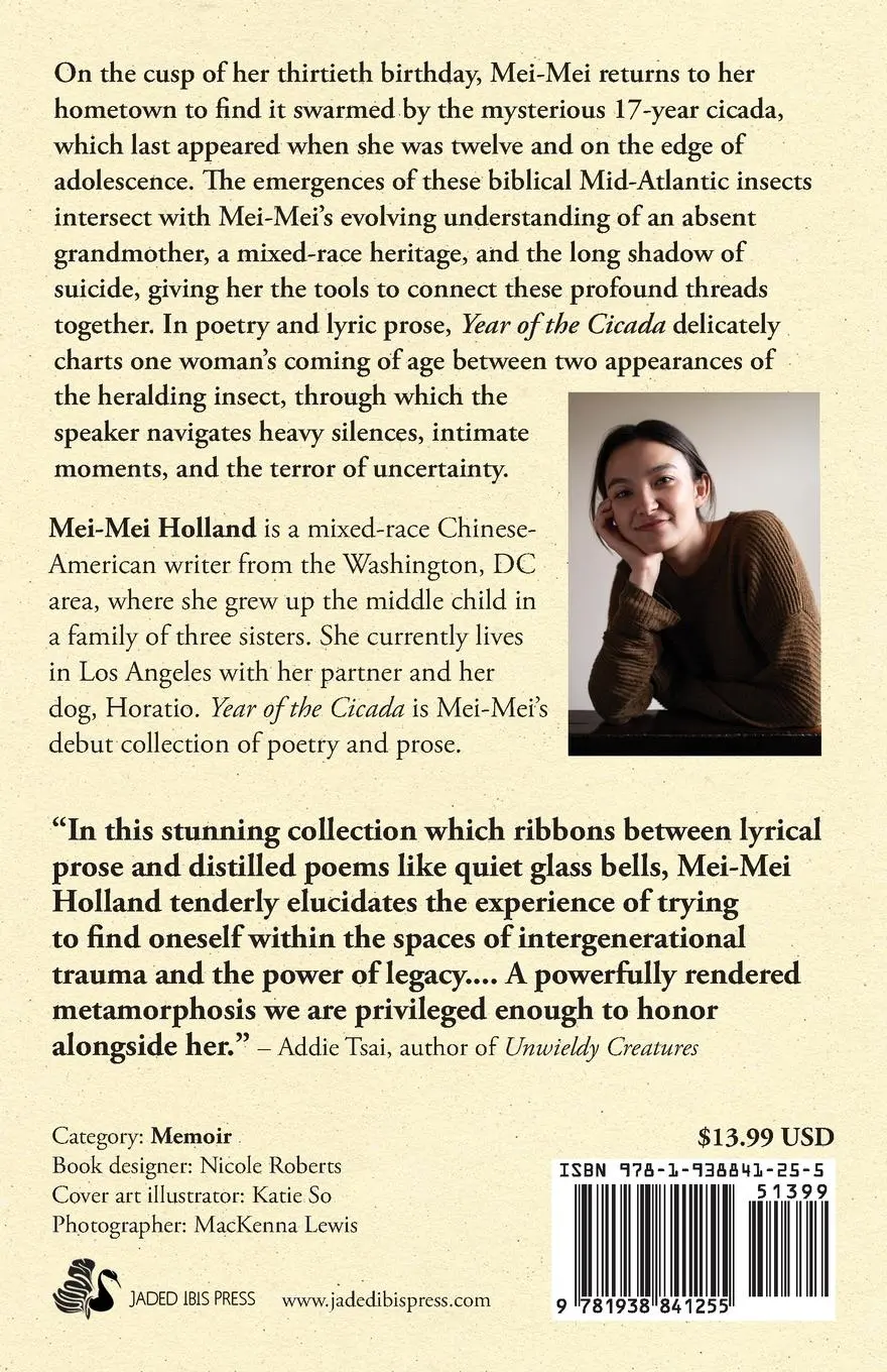 Rückseite: 9781938841255 | Year of the Cicada | Mei-Mei Holland | Taschenbuch | Englisch | 2023