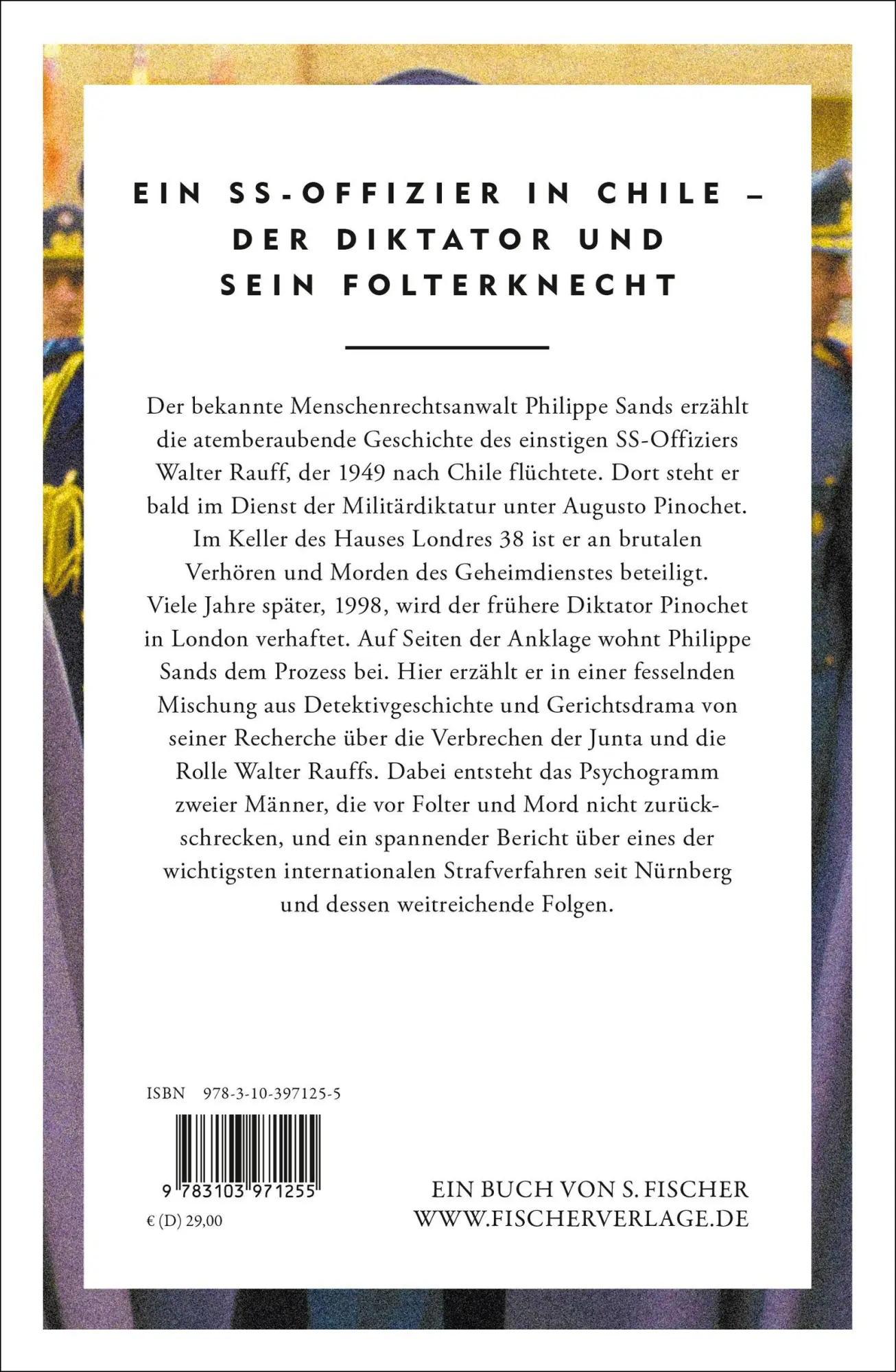 Rückseite: 9783103971255 | Die Verschwundenen von Londres 38 | Philippe Sands | Buch | 624 S.