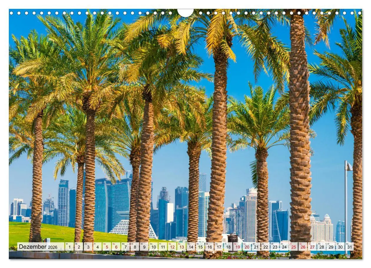 Bild: 9783457711255 | Doha - Hauptstadt von Katar (Wandkalender 2026 DIN A3 quer),...