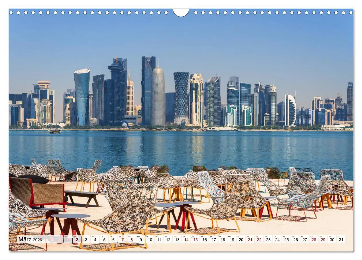 Bild: 9783457711255 | Doha - Hauptstadt von Katar (Wandkalender 2026 DIN A3 quer),...