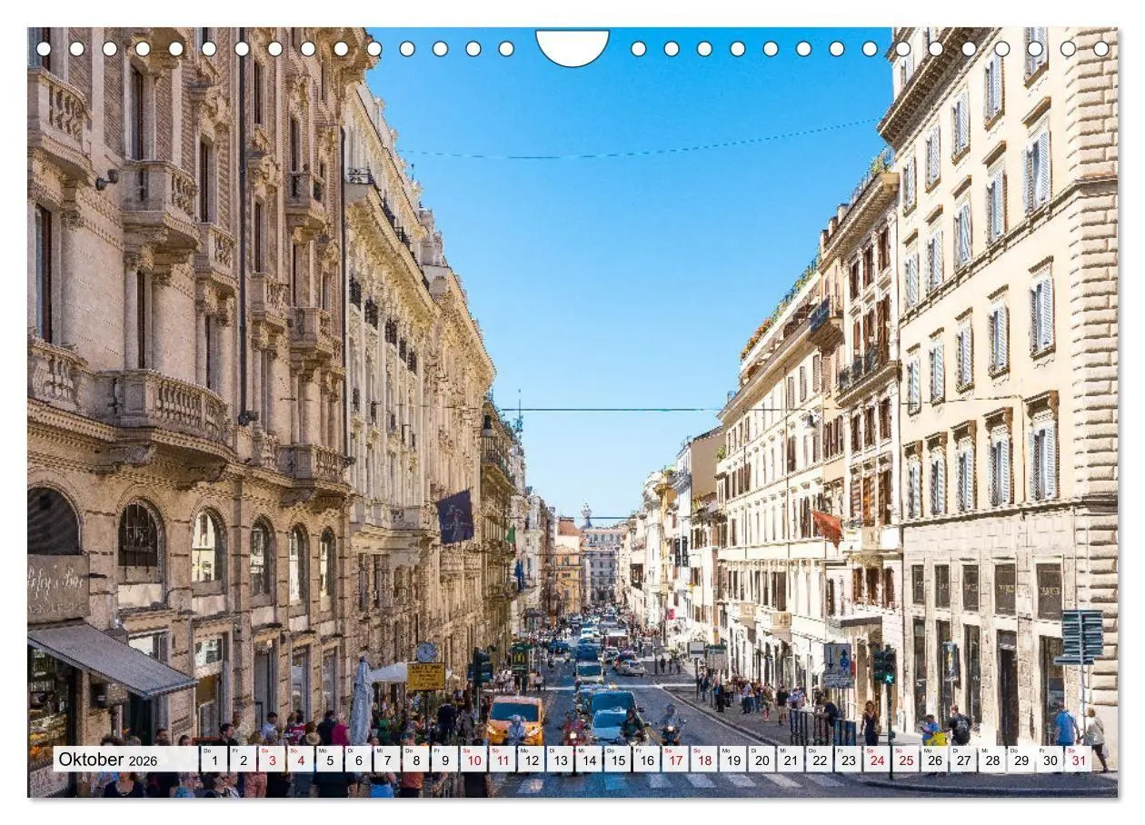 Bild: 9783516661255 | Ein Spaziergang durch Rom (Wandkalender 2026 DIN A4 quer), CALVENDO...