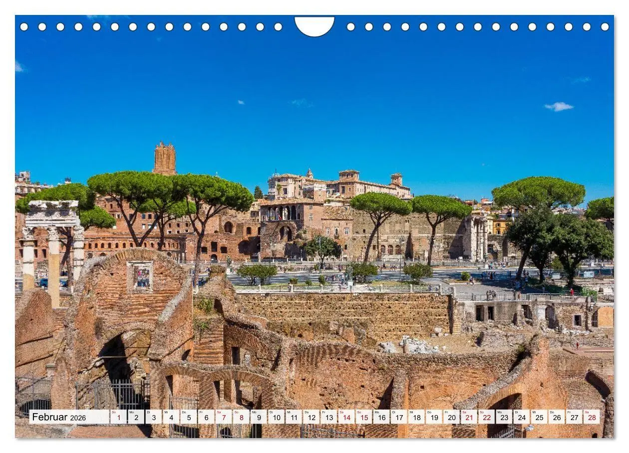 Bild: 9783516661255 | Ein Spaziergang durch Rom (Wandkalender 2026 DIN A4 quer), CALVENDO...
