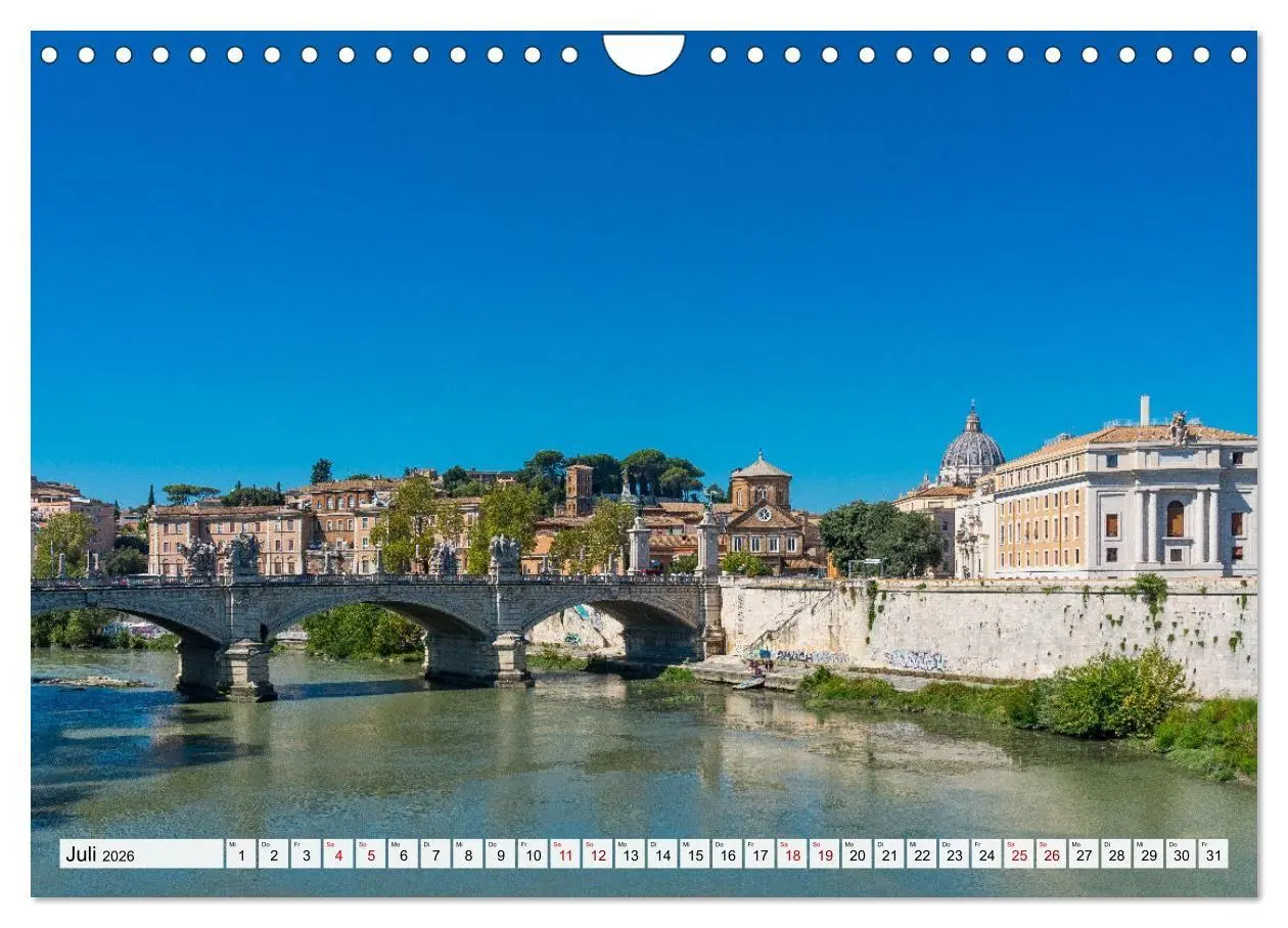 Bild: 9783516661255 | Ein Spaziergang durch Rom (Wandkalender 2026 DIN A4 quer), CALVENDO...