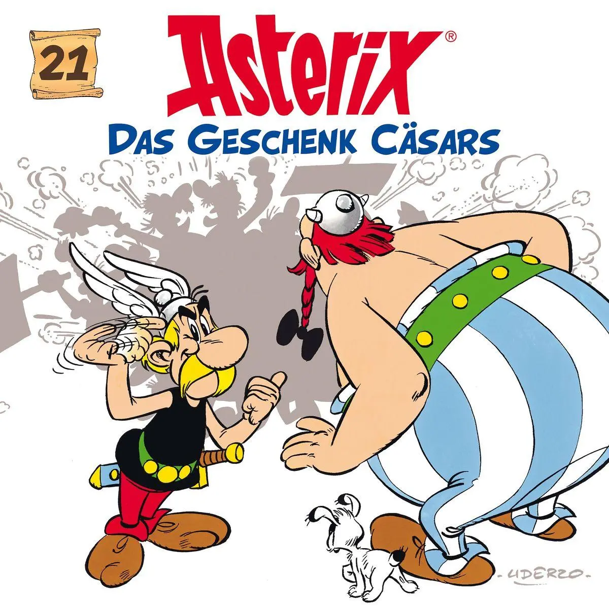 Cover: 602557101355 | 21: Das Geschenk Cäsars | Asterix | Audio-CD | 52 Min. | Deutsch