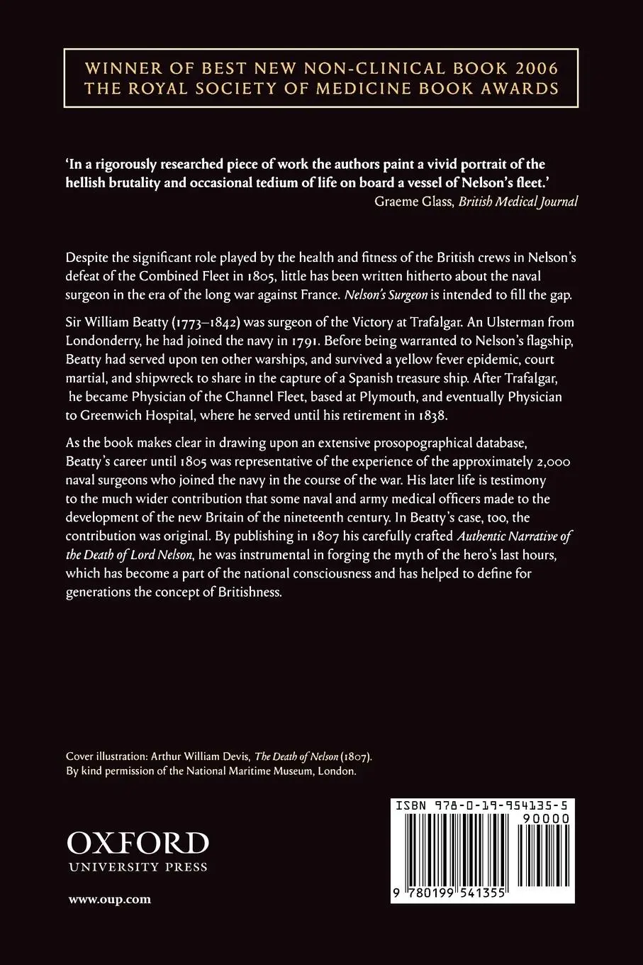 Rückseite: 9780199541355 | Nelson's Surgeon | Laurence Brockliss (u. a.) | Taschenbuch | Englisch