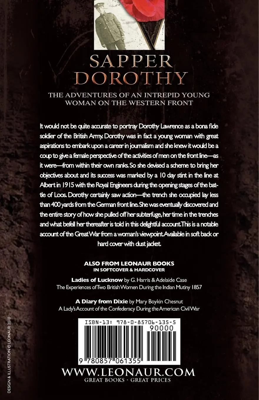Rückseite: 9780857061355 | Sapper Dorothy | Dorothy Lawrence | Taschenbuch | Englisch | 2010