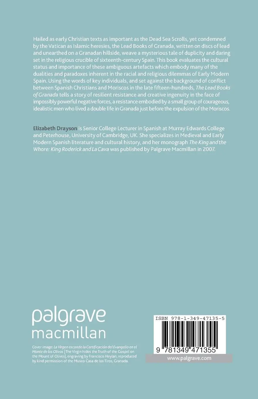 Rückseite: 9781349471355 | The Lead Books of Granada | E. Drayson | Taschenbuch | xv | Englisch