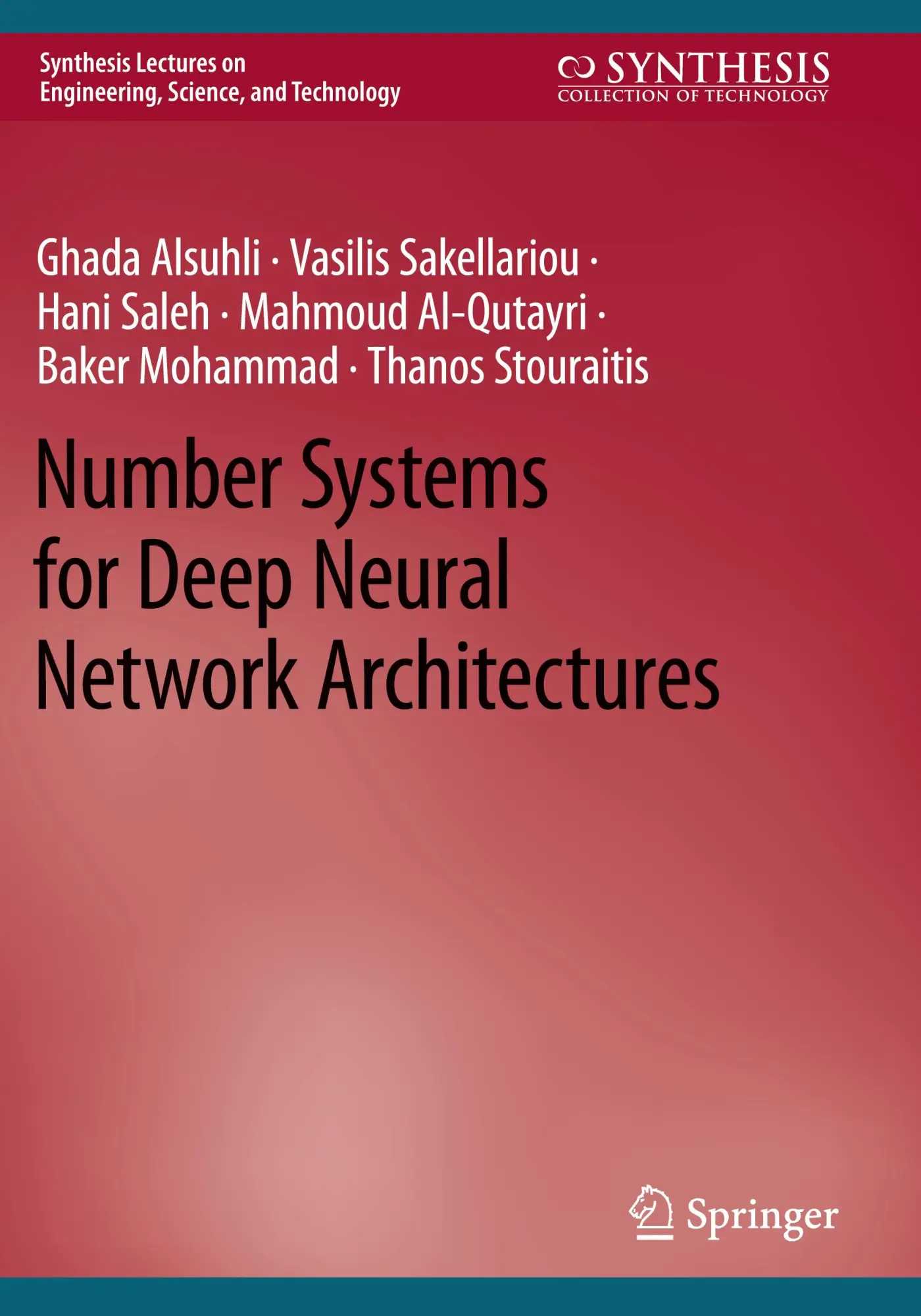 Cover: 9783031381355 | Number Systems for Deep Neural Network Architectures | Alsuhli (u. a.)