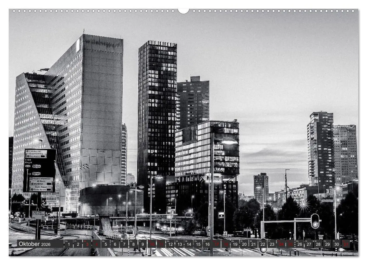 Bild: 9783457871355 | Ein Blick auf Rotterdam (Wandkalender 2026 DIN A2 quer), CALVENDO...