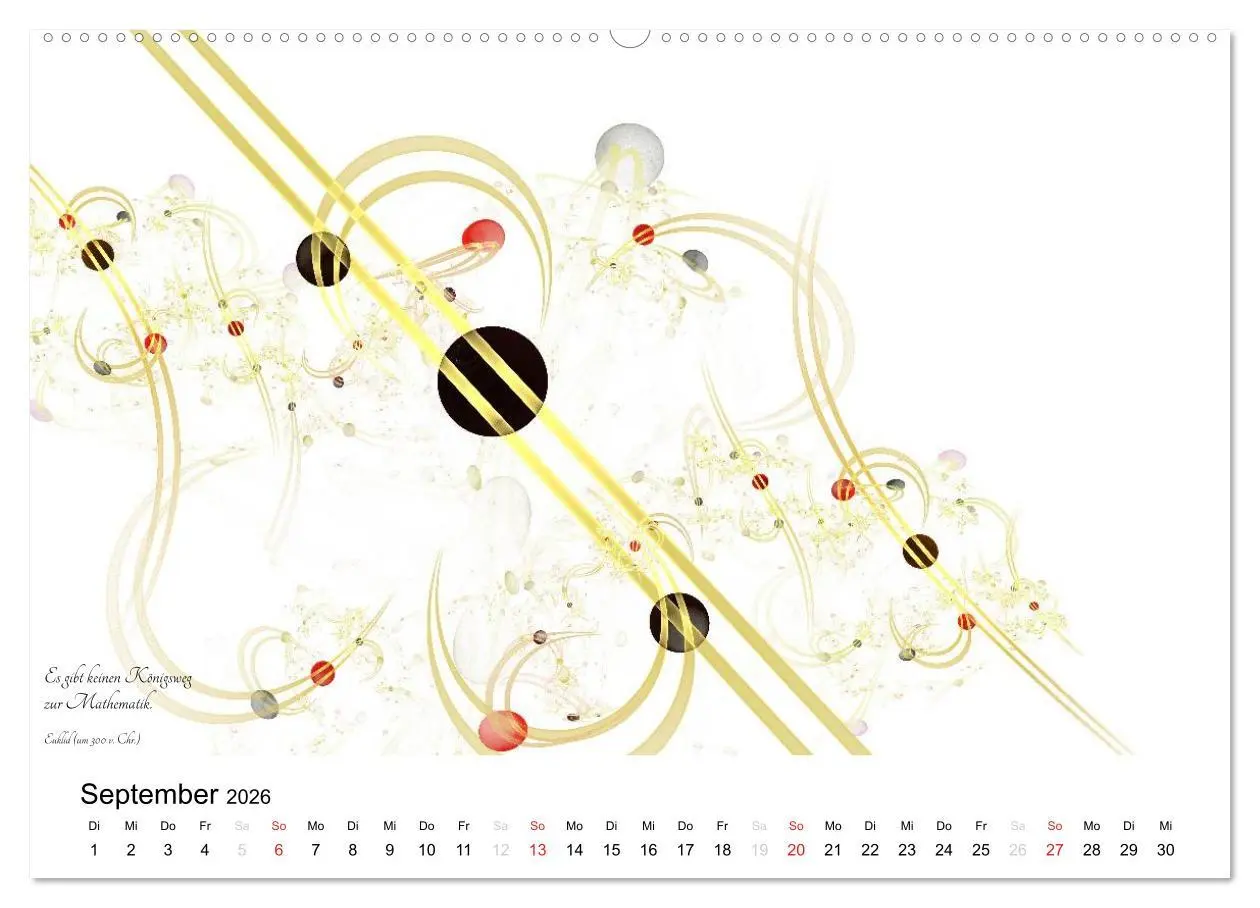 Bild: 9783516031355 | Mathematik - Grafiken und Zitate 2026 (Wandkalender 2026 DIN A2...