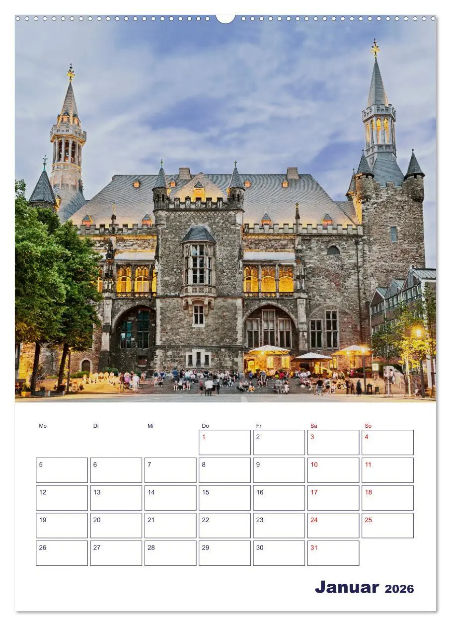 Bild: 9783516341355 | Zauberhaftes Aachen (hochwertiger Premium Wandkalender 2026 DIN A2...