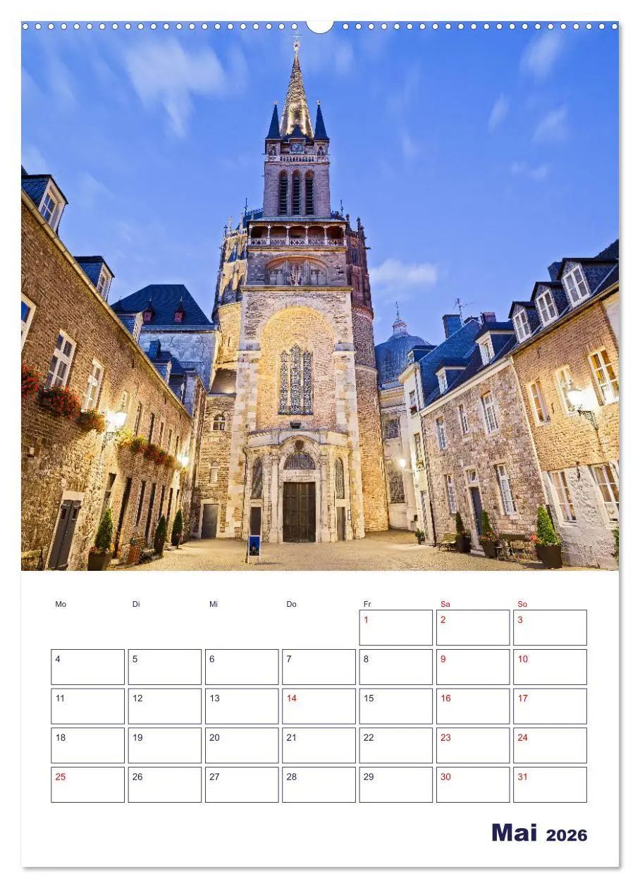 Bild: 9783516341355 | Zauberhaftes Aachen (hochwertiger Premium Wandkalender 2026 DIN A2...