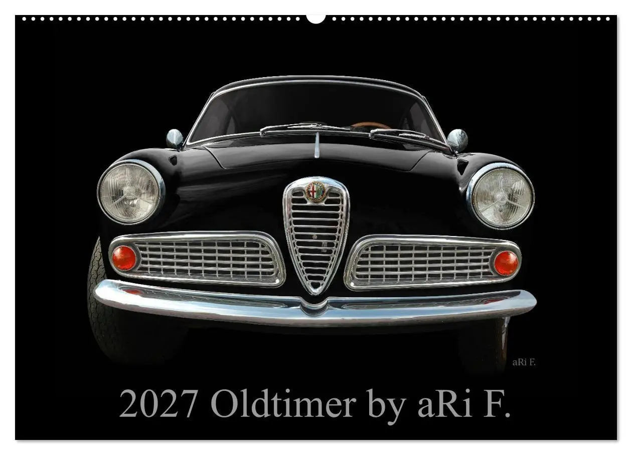 Cover: 9783569671355 | 2027 Oldtimer by aRi F. (Wandkalender 2027 DIN A2 quer), CALVENDO...