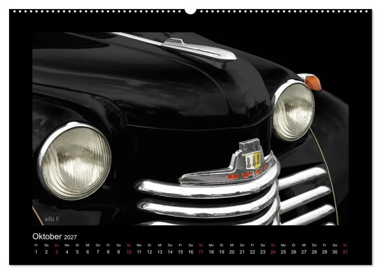 Bild: 9783569671355 | 2027 Oldtimer by aRi F. (Wandkalender 2027 DIN A2 quer), CALVENDO...