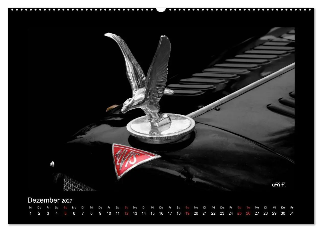 Bild: 9783569671355 | 2027 Oldtimer by aRi F. (Wandkalender 2027 DIN A2 quer), CALVENDO...
