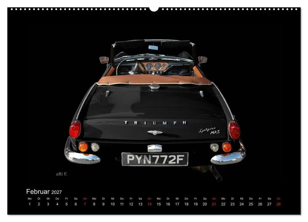 Bild: 9783569671355 | 2027 Oldtimer by aRi F. (Wandkalender 2027 DIN A2 quer), CALVENDO...