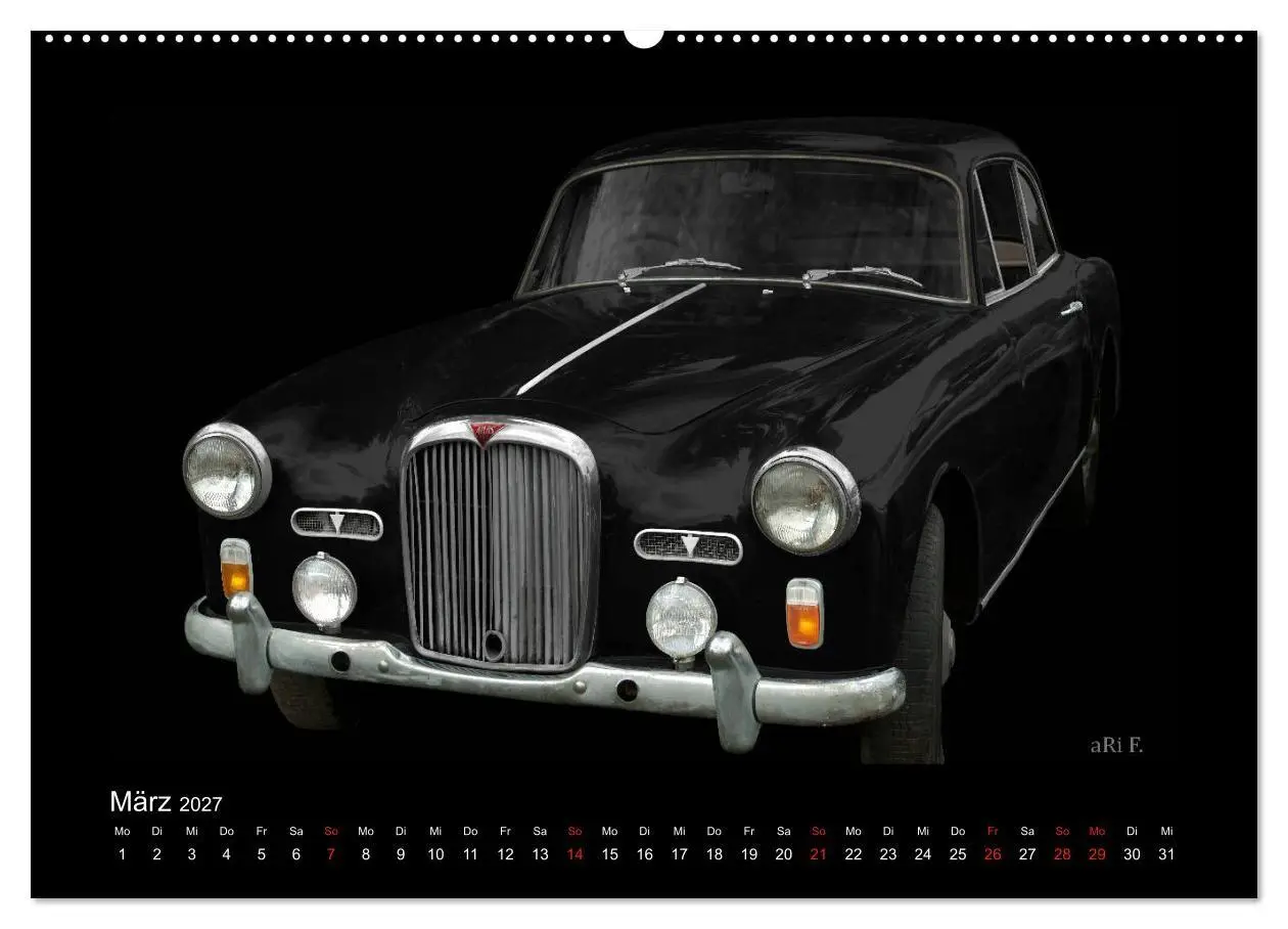 Bild: 9783569671355 | 2027 Oldtimer by aRi F. (Wandkalender 2027 DIN A2 quer), CALVENDO...