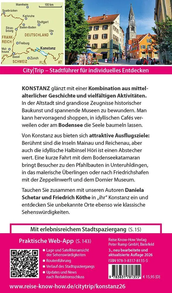 Bild: 9783831781355 | Reise Know-How CityTrip Konstanz | Daniela Schetar (u. a.) | Buch